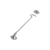 ZAB64SC - Zoo Hardware Cabin Hook (Heavyweight) 10" Satin Chrome