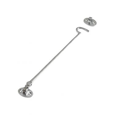 Click Here To Enlarge This Photo Of ZAB65SC - Zoo Hardware Cabin Hook (Heavyweight) 12" Satin Chrome