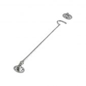 ZAB65SC - Zoo Hardware Cabin Hook (Heavyweight) 12" Satin Chrome