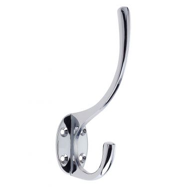 Click Here To Enlarge This Photo Of ZAB80CP - Zoo Hardware Hat and Coat Hook - Polished Chrome