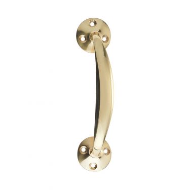 Click Here To Enlarge This Photo Of ZAB83 - Zoo Hardware Victorian Bow Handle (150mm) Polished Brass