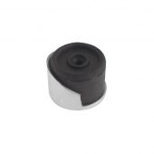 ZAB85SC - Zoo Hardware Round Floor Mounted Door Stop - Satin Chrome