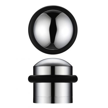 Click Here To Enlarge This Photo Of ZAB86CP - Zoo Hardware Domed Floor Mounted Door Stop - Polished Chrome