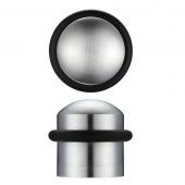 ZAB86SC - Zoo Hardware Domed Floor Mounted Door Stop - Satin Chrome