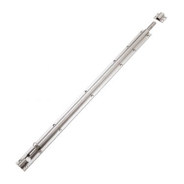 Click Here To Enlarge This Photo Of ZAS01ESS - Zoo Hardware Barrel Bolt 600mm x 40mm (including Keeps and Screws) Satin Stainless Steel