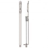 ZAS05RSS - Zoo Hardware Lever Action Flush Bolt 305 x 20mm (Radius) Satin Stainless Steel