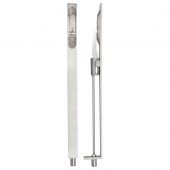 ZAS05SS - Zoo Hardware Lever Action Flush Bolt 305 x 20mm (Square) Satin Stainless Steel