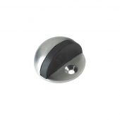 ZAS06BSS - Zoo Hardware Oval Floor Mounted Door Stop 45mm (Face Fix) Satin Stainless Steel