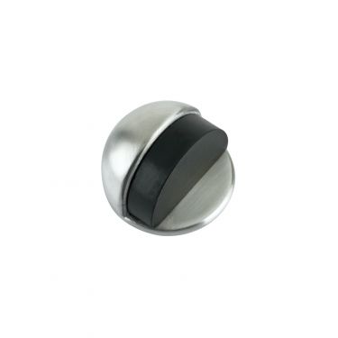 Click Here To Enlarge This Photo Of ZAS06SS - Zoo Hardware Oval Floor Mounted Door Stop 45mm (Concealed Fix) Satin Stainless Steel