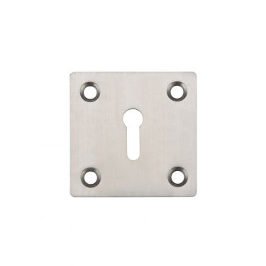Click Here To Enlarge This Photo Of ZAS26SS - Zoo Hardware Square Standard Profile Escutcheon 50mm Satin Stainless Steel