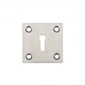 ZAS26SS - Zoo Hardware Square Standard Profile Escutcheon 50mm Satin Stainless Steel