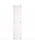 ZAS32RBPS - Zoo Hardware Finger Plate with Radius Corners (Plain) 75mm x 350mm - Polished Stainless Steel