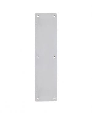 Click Here To Enlarge This Photo Of ZAS32RDSS - Zoo Hardware Finger Plate with Radius Corners (Plain) 75mm x 650mm Satin Stainless Steel