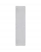 ZAS32RDSS - Zoo Hardware Finger Plate with Radius Corners (Plain) 75mm x 650mm Satin Stainless Steel
