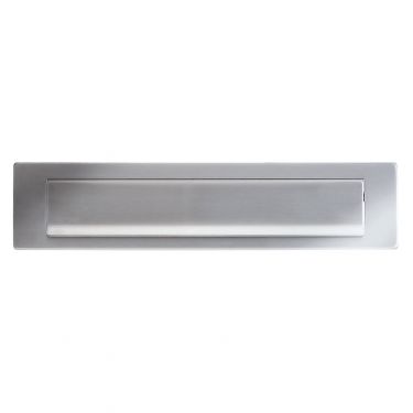 Click Here To Enlarge This Photo Of ZAS37SS - Zoo Hardware Letter Plate (Satin Stainless Steel) Size: 340x76mm - C/C: 312mm - Aperture: 278x45mm