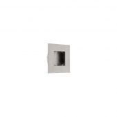 ZAS40ASS - Zoo Hardware Square Flush Pull (30mm x 30mm) Satin Stainless Steel