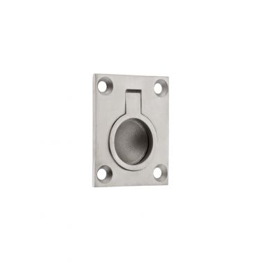 Click Here To Enlarge This Photo Of ZAS43SS - Zoo Hardware Flush Ring Pull (48 x 38mm) Satin Stainless Steel