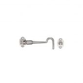 ZAS61SS - Zoo Hardware Cabin Hook 100mm - Satin Stainless Steel