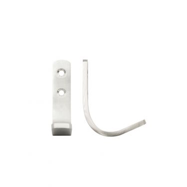 Click Here To Enlarge This Photo Of ZAS72HDSS - Zoo Hardware Single Coat Hook (Heavy Duty) Satin Stainless Steel