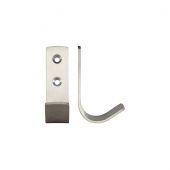 ZAS72SS - Zoo Hardware Single Coat Hook - Satin Stainless Steel