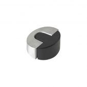 ZAS87SS - Zoo Hardware Sloped Floor Mounted Door Stop (45mm dia) Satin Stainless Steel