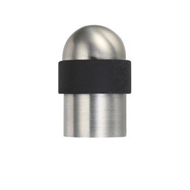Click Here To Enlarge This Photo Of ZAS88SS - Zoo Hardware Floor Mounted Round Collared Door Stop with Domed Top (35mm dia) Satin Stainless Steel