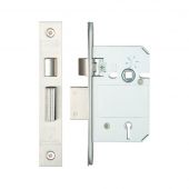 ZBSS64SS - Zoo Hardware British Standard 5 Lever Sashlock 64mm (45mm Backset) Satin Stainless Steel