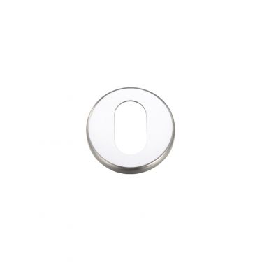 Click Here To Enlarge This Photo Of ZCA003SA - Zoo Hardware Oval Profile Escutcheon (Contract) Aluminium