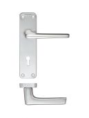 ZCA21SA - Zoo Hardware Contract Aluminium Lever on Lock Backplate