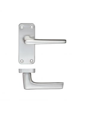 Click Here To Enlarge This Photo Of ZCA22SA - Zoo Hardware Contract Aluminium Lever on Latch Backplate