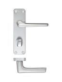 ZCA23SA - Zoo Hardware Contract Aluminium Lever on Privacy Backplate