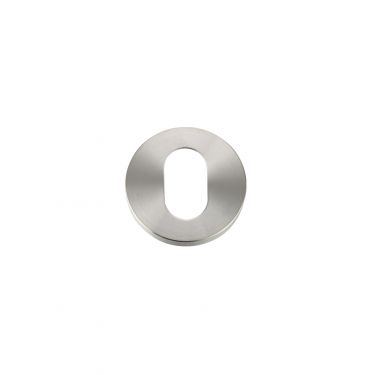 Click Here To Enlarge This Photo Of ZCS003SS - Zoo Hardware Oval Profile Escutcheon (Grade 304) Satin Stainless Steel