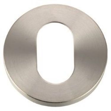 Click Here To Enlarge This Photo Of ZCS003SS316 - Zoo Hardware Oval Profile Escutcheon (Grade 316) Satin Stainless Steel