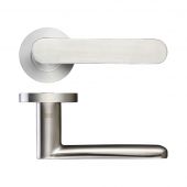 ZCS090SS - Zoo Hardware 'Atlas' Lever on Round Rose (Grade 304) Satin Stainless Steel