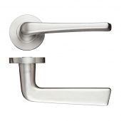 ZCS160SS - Zoo Hardware Lever on Round Rose (Grade 304) Satin Stainless Steel