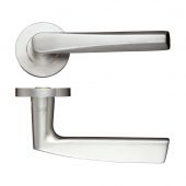 ZCS170SS - Zoo Hardware Lever on Round Rose (Grade 304) Satin Stainless Steel