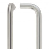 ZCS2D225BS - Zoo Hardware 225mm x 19mm Bolt Through 'D' Pull Handle (Grade 201) Satin Stainless Steel