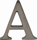 C1565 2 A-MB Heritage Brass Alphabet A Pin Fix 51mm (2") Matt Bronze Finish