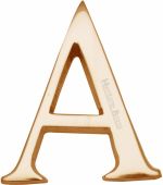 C1565 2 A-PB Heritage Brass Alphabet A Pin Fix 51mm (2") Polished Brass Finish