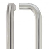 ZCSD425CS - Zoo Hardware 425mm x 22mm Bolt Through 'D' Pull Handle (Grade 304) Satin Stainless Steel