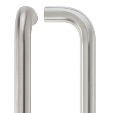 Click Here To Enlarge This Photo Of ZCSD600CS - Zoo Hardware 600mm x 22mm Bolt Through 'D' Pull Handle (Grade 304) Satin Stainless Steel