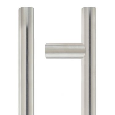Click Here To Enlarge This Photo Of ZCSG300BS - Zoo Hardware 400mm o/a x 300mm c/c x 19mm dia T-Bar Guardsman Pull Handle (Grade 304) Satin Stainless Steel