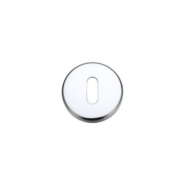 Click Here To Enlarge This Photo Of ZCZ002CP Zoo Hardware Stanza Standard Profile Escutcheon (52mm dia) Polished Chrome (Contract Range)