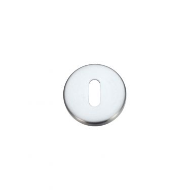 Click Here To Enlarge This Photo Of ZCZ002SC Zoo Hardware Stanza Standard Profile Escutcheon (52mm dia) Satin Chrome (Contract Range)