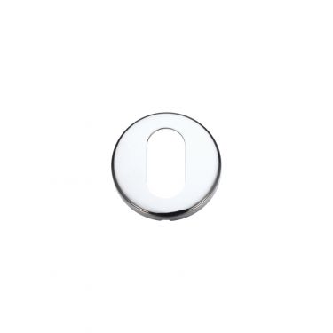 Click Here To Enlarge This Photo Of ZCZ003CP Zoo Hardware Stanza Oval Profile Escutcheon (52mm dia) Polished Chrome (Contract Range)