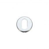 ZCZ003SC Zoo Hardware Stanza Oval Profile Escutcheon (52mm dia) Satin Chrome (Contract Range)