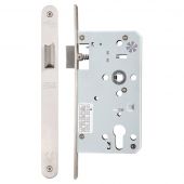 ZDL0060LRSS - Zoo Hardware Din Latch - 60mm Backset (Radius) Satin Stainless Steel