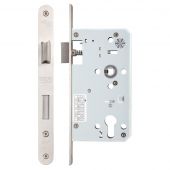 ZDL7260RSS - Zoo Hardware Din Euro Profile Sashlock - 72mm c/c - Backset 60mm (Radius) Satin Stainless Steel