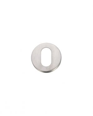 Click Here To Enlarge This Photo Of ZG4S003 - Zoo Hardware Grade 4 Oval Profile Escutcheons - Satin Stainless Steel