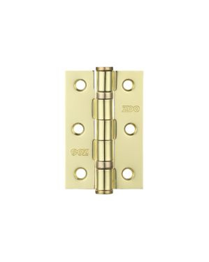 Click Here To Enlarge This Photo Of ZHS32EB - Zoo Hardware Ball Bearing Hinges 76 x 51 x 2mm Electro Brass